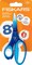 Left-Handed Big Kids Scissors for Ages 8-11, Scissors for School or Crafting, Back to School Supplies, Ombre Blue-Turquoise